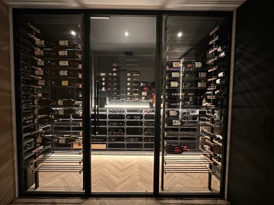  Wintower houten wijnrek zwart